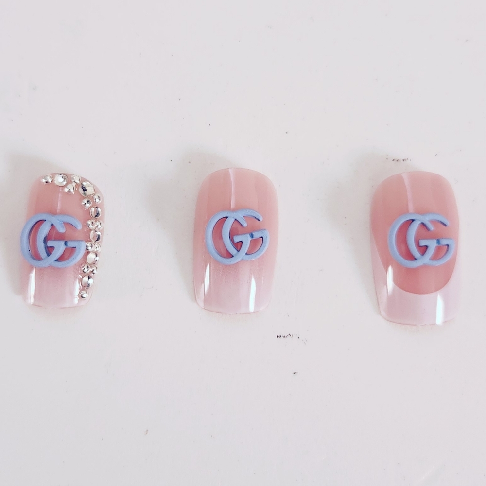 Luxury Nail Charms Blue